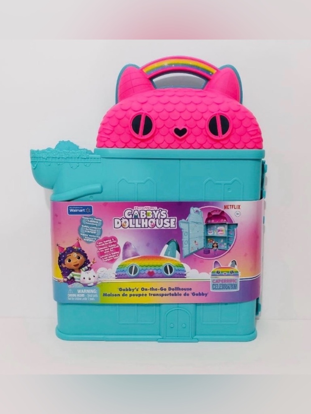 Gabby’s Dollhouse On The Go Dollhouse 12-inch Playset Collectible Gabby Figure - Picture 7 of 12